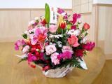 Pocoの卒園児からお祝いの花をいただきました(画像処理しています)