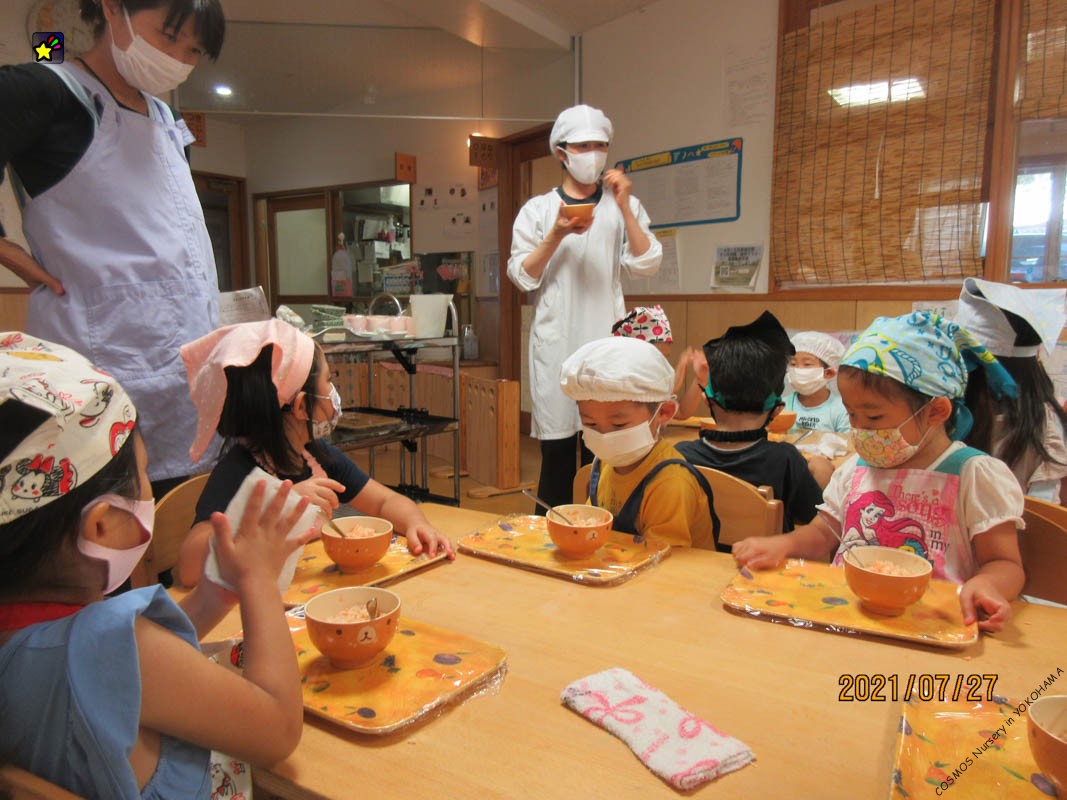 ほしぐみクッキング（鮭おにぎり）