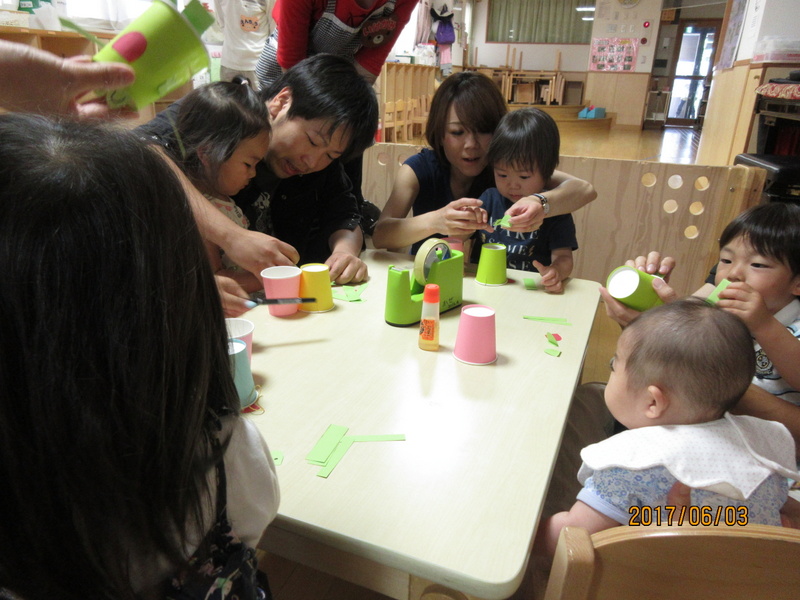 第1回親と子どものつどい ー はな、とり、かぜぐみ 乳児の部