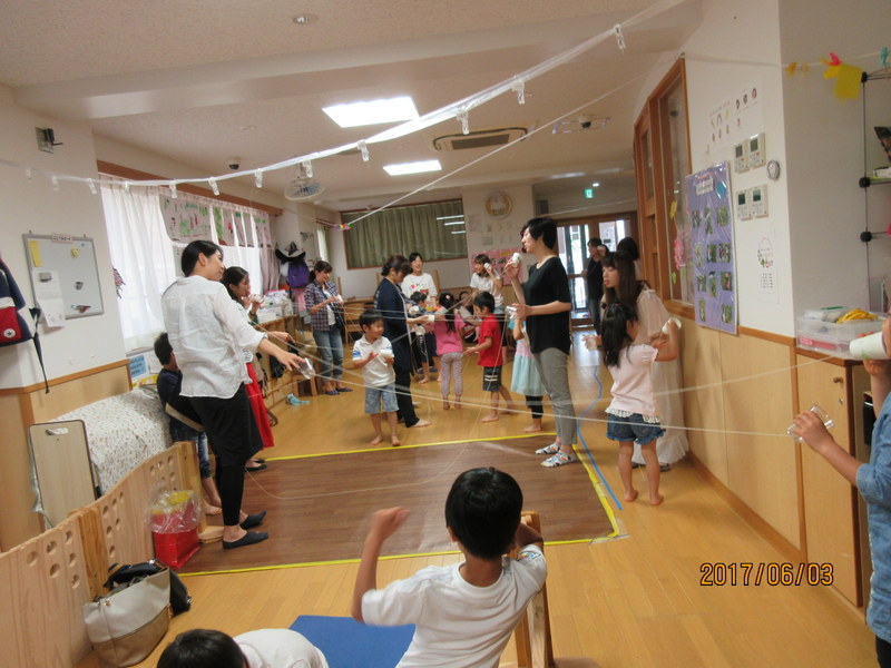 第1回親と子どものつどい ー つき、にじ、ほしぐみ 幼児の部