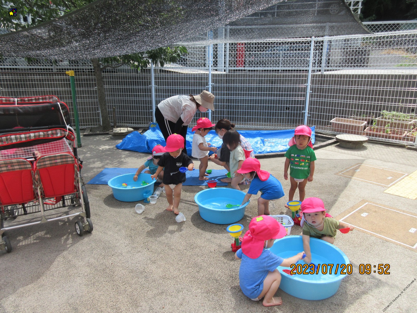 保護中: 乳児 夏の遊び・様子(0,1,2歳児)