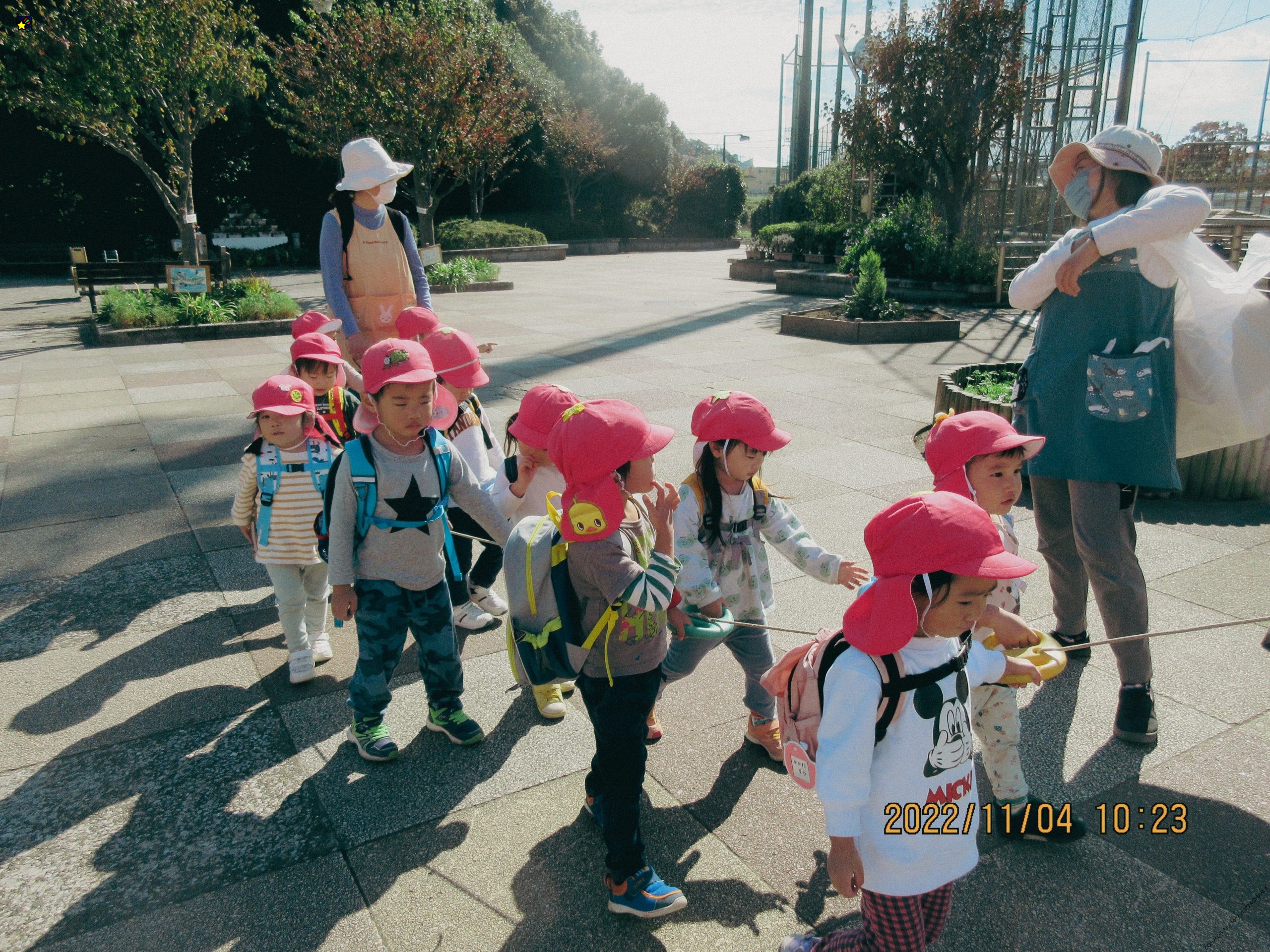 保護中: 遠足の様子（かぜぐみ）