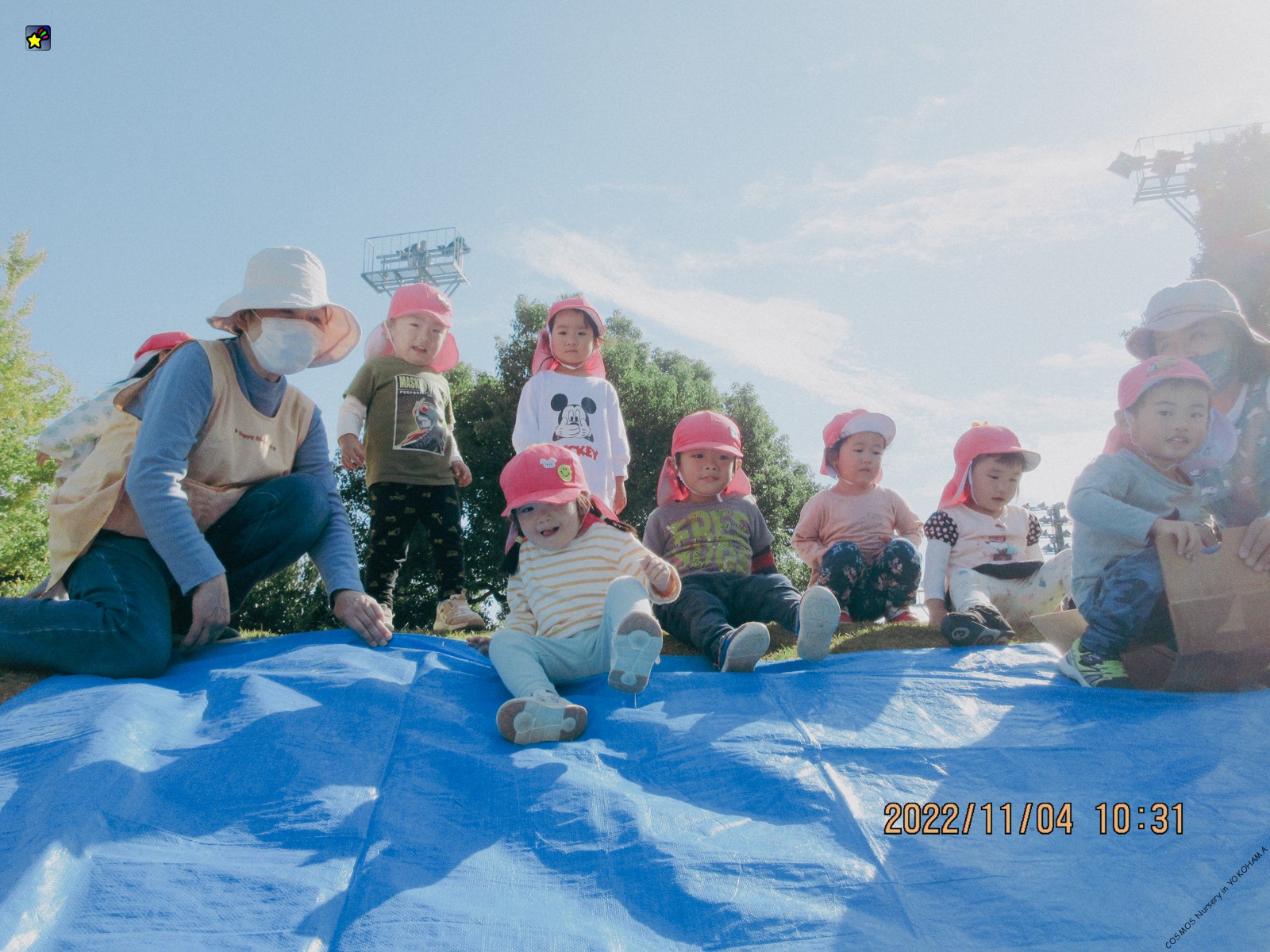 はじめての遠足　かぜぐみ