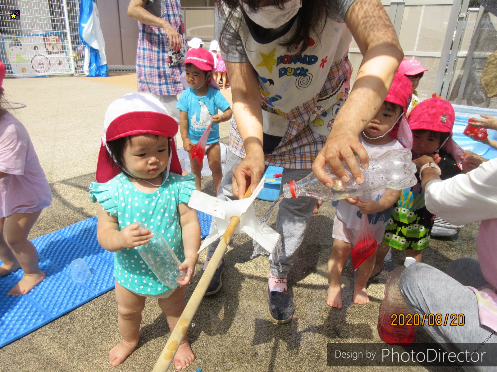保護中: 8月保育点景　はな・とりぐみ